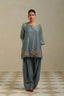 Tarang Steel Blue Farshi Co-ord Set