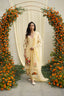 Yellow Chanderi Silk Embroidered Kurta Set