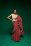Surkh Caravan Saree
