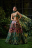 Émeraude Botanique Lehenga