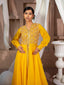 Embroidered Organza Flare Anarkali