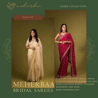 Bridal Indian Wedding Sarees Online Collection in 2024
