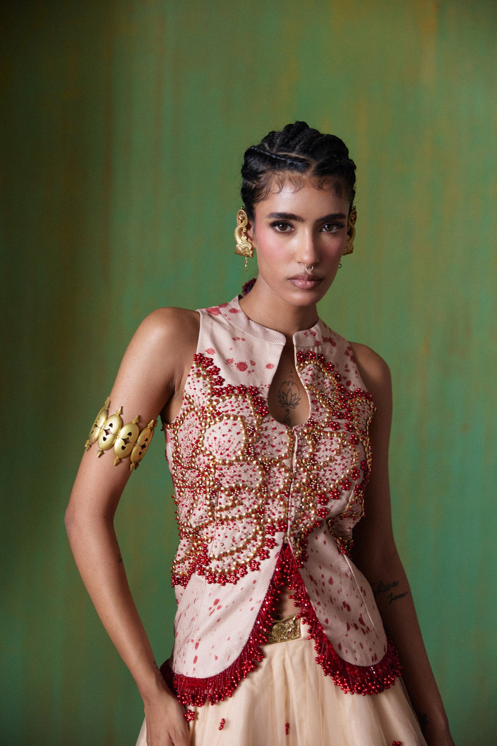 Phoolkari Lehenga Set