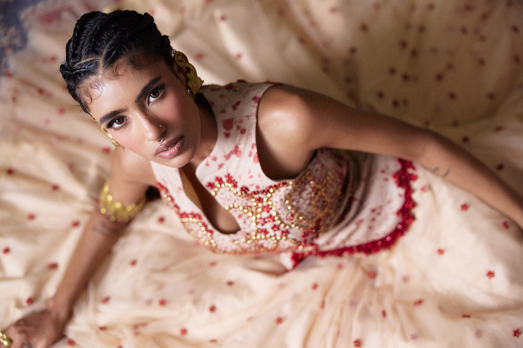 Phoolkari Lehenga Set