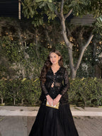 Sequin Embroidered Lehenga Set