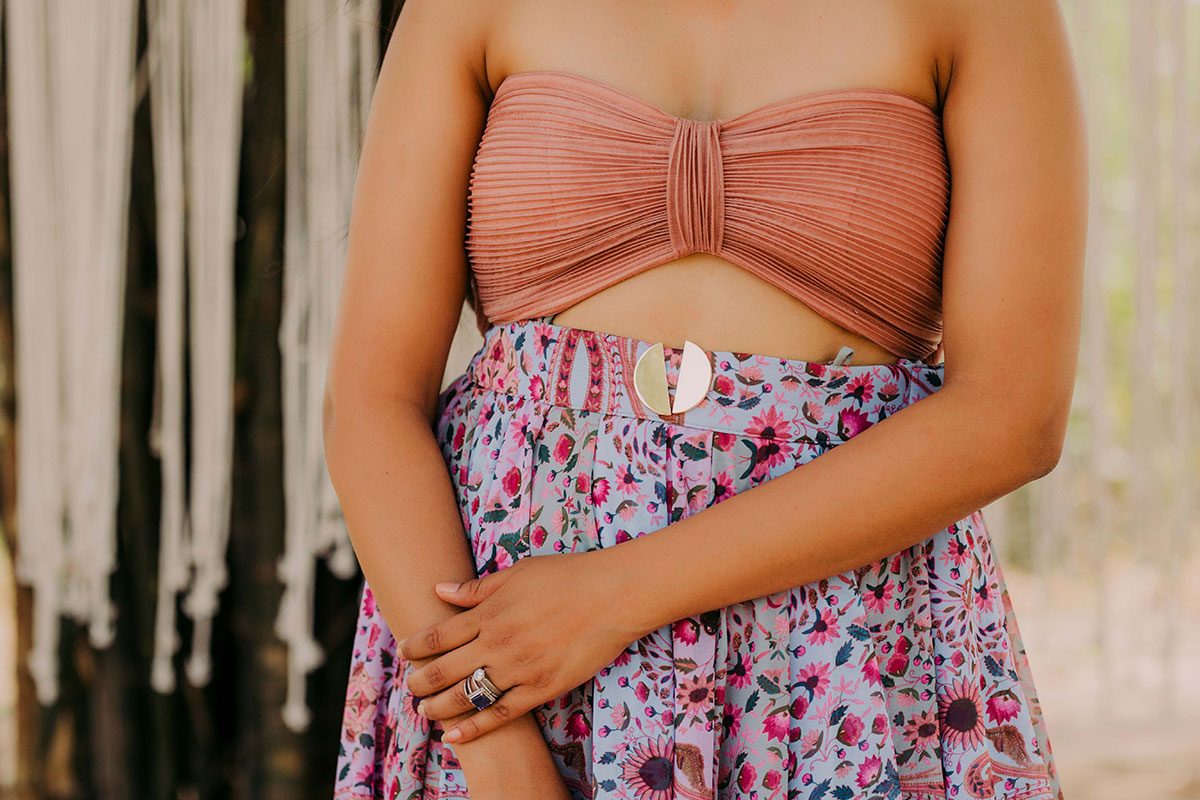 Zinal's Skirt Blouse
