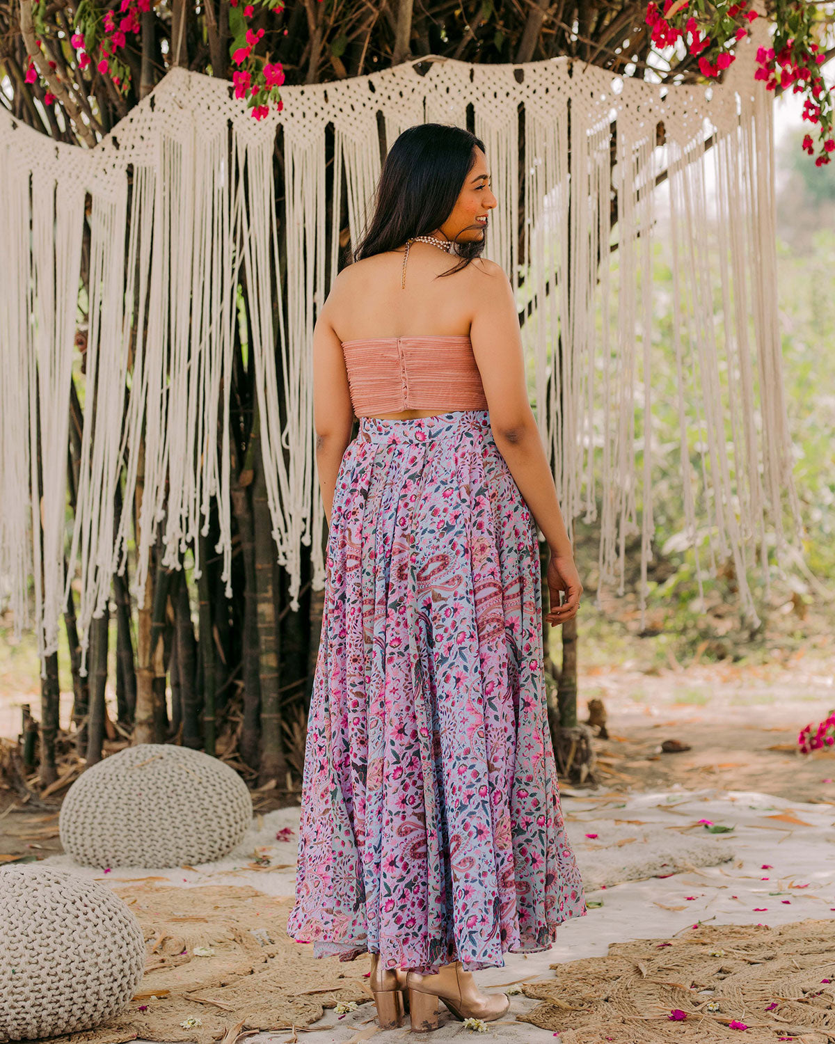Zinal's Skirt Blouse