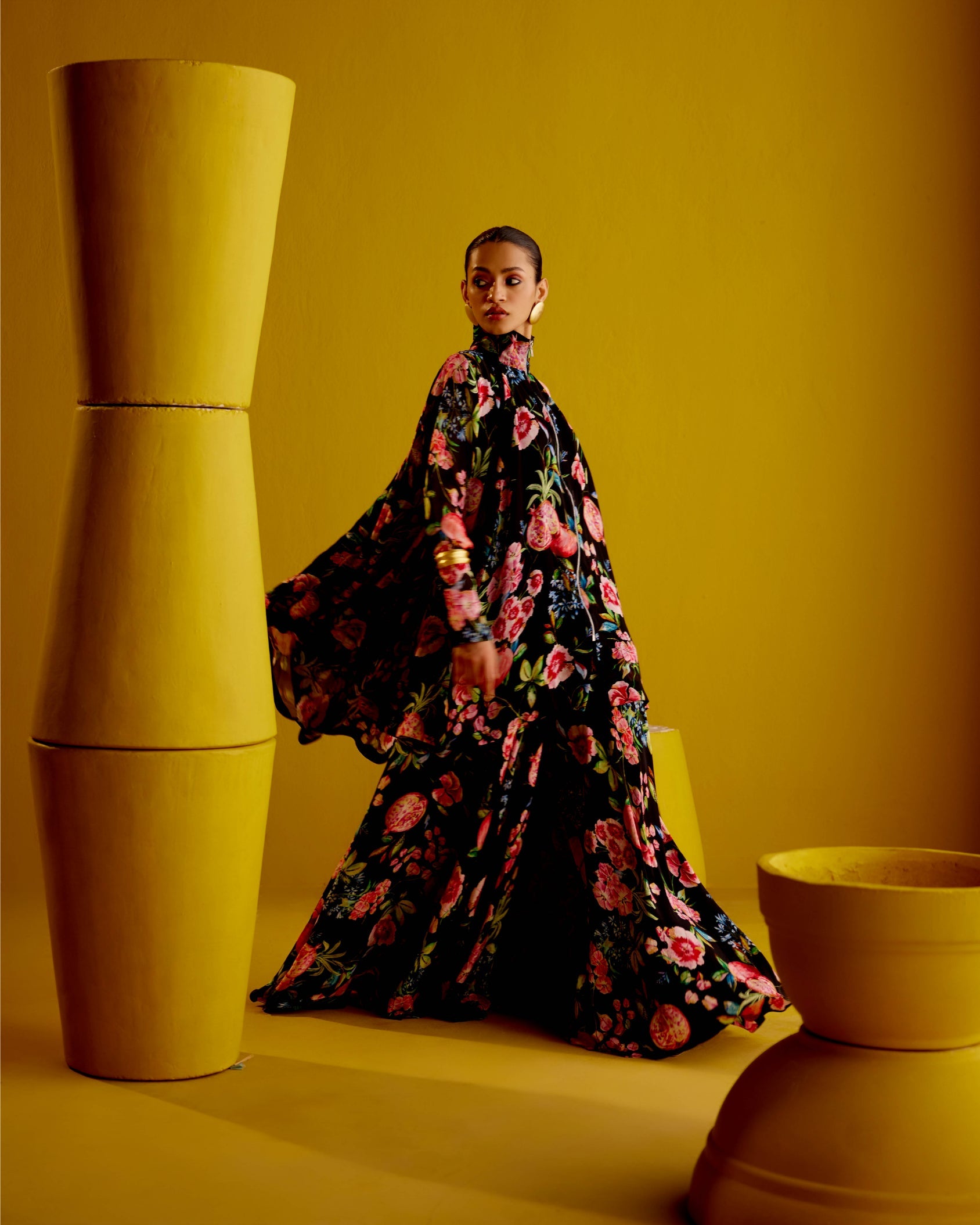 Draped, Jacket Style Top with Pallazo Pants Secondary image