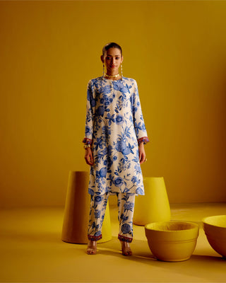 Short Kurta and Pants Co-Ord Set