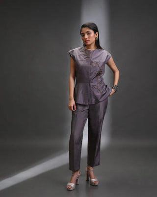 Astra Sculpted Silk Co-ord Set