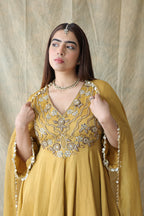 Zariya Short Anarkali With Tulip Pants