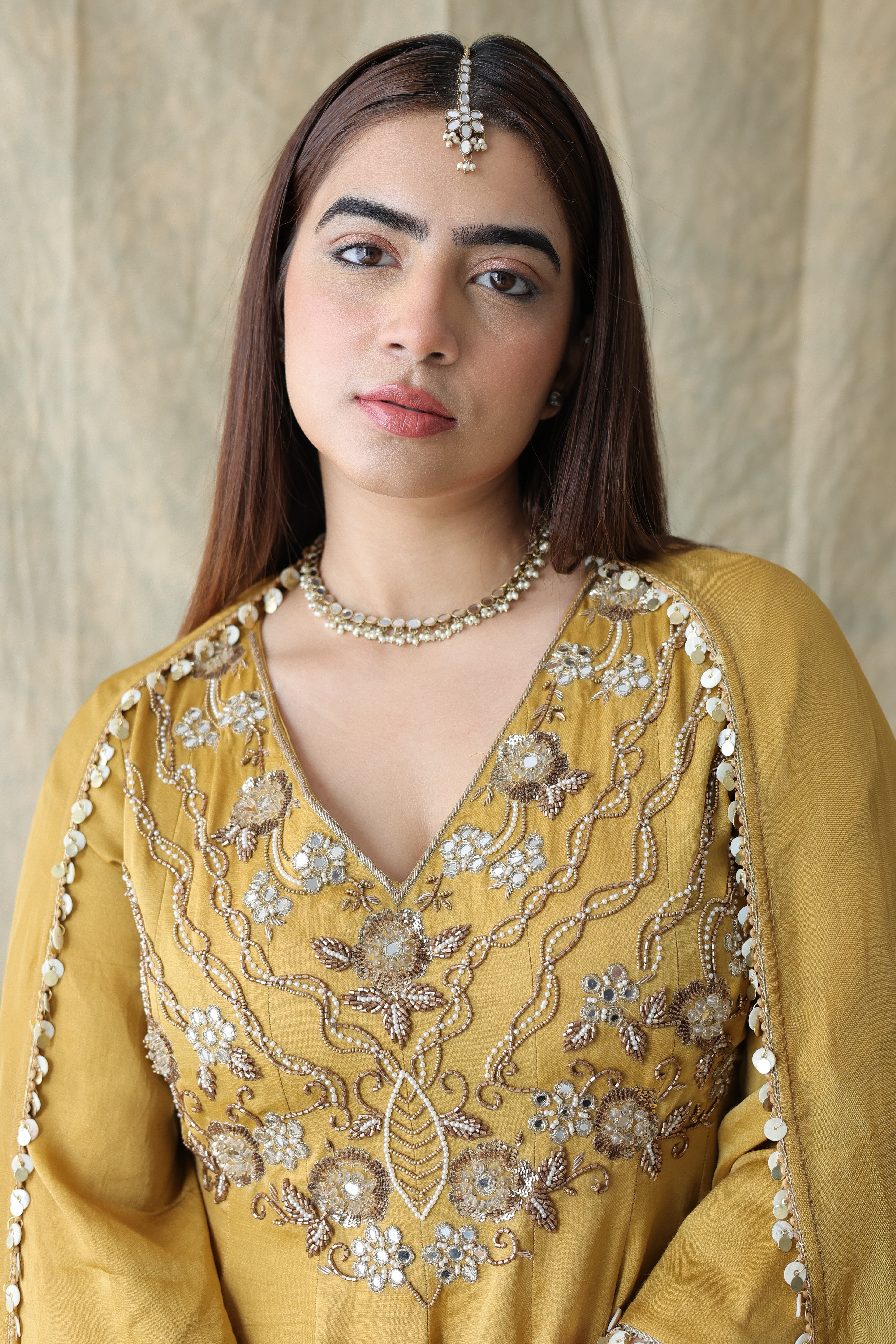 Zariya Short Anarkali With Tulip Pants