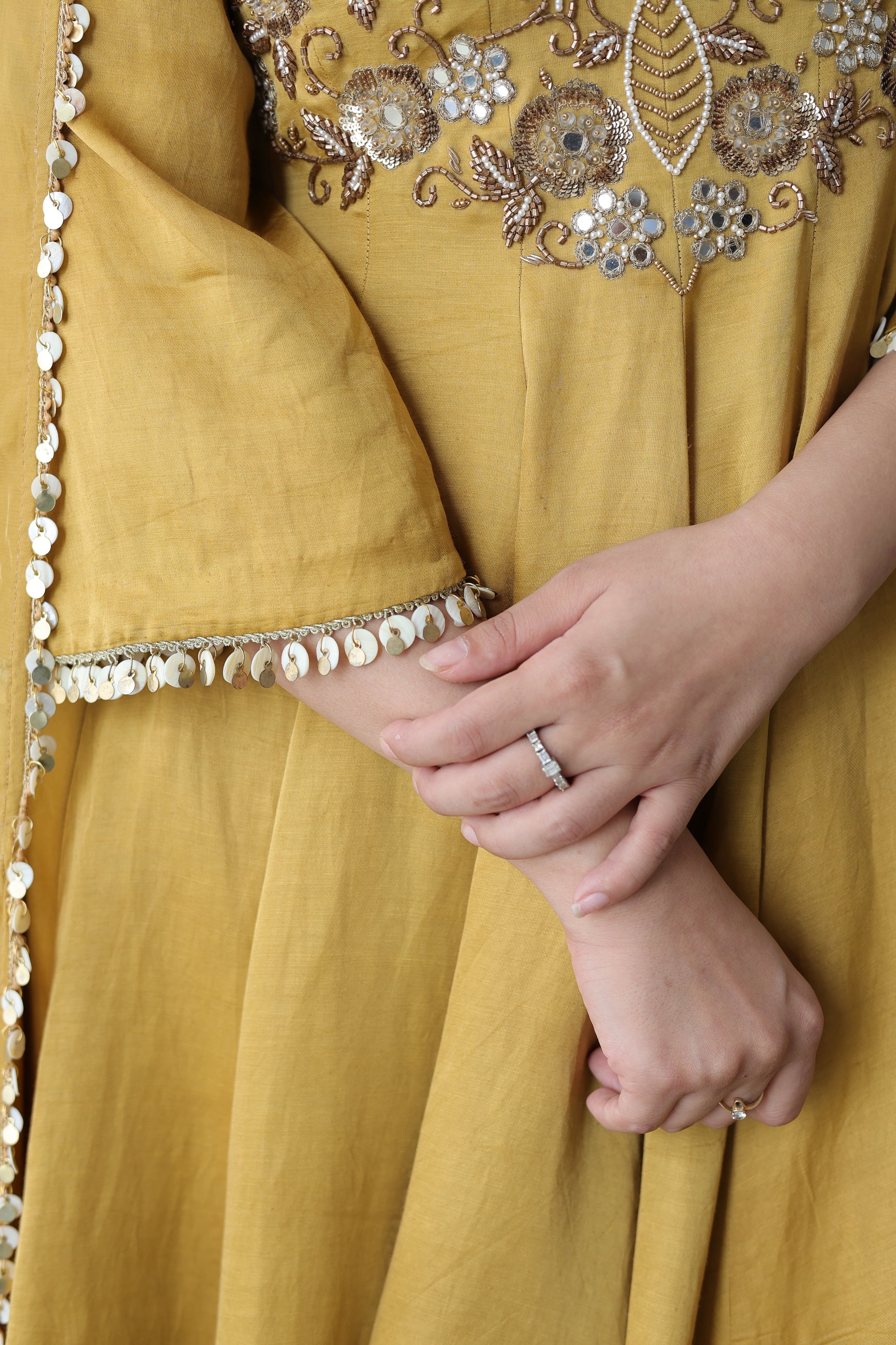 Zariya Short Anarkali With Tulip Pants