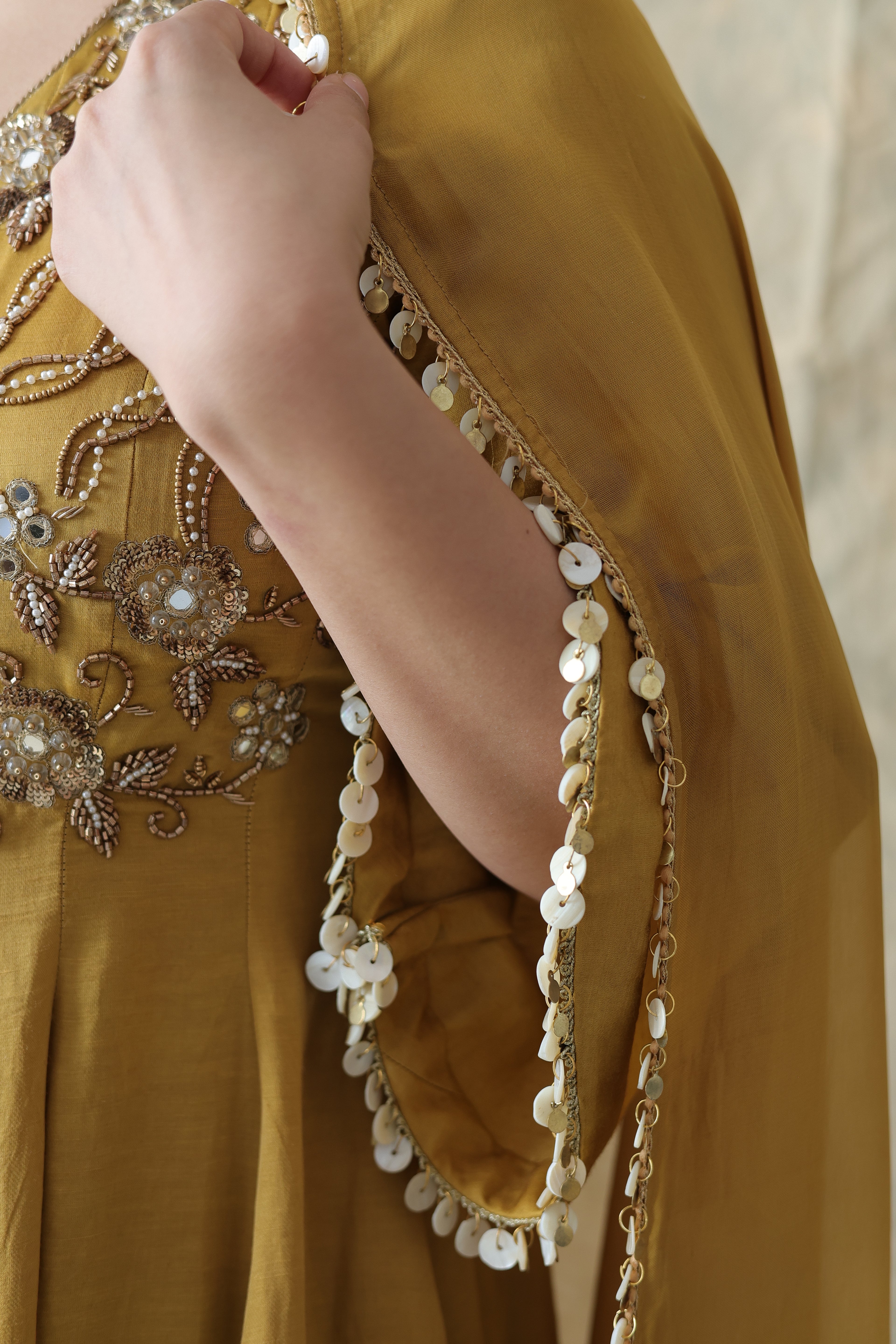 Zariya Short Anarkali With Tulip Pants