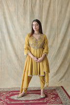 Zariya Short Anarkali With Tulip Pants