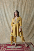 Zariya Short Anarkali With Tulip Pants