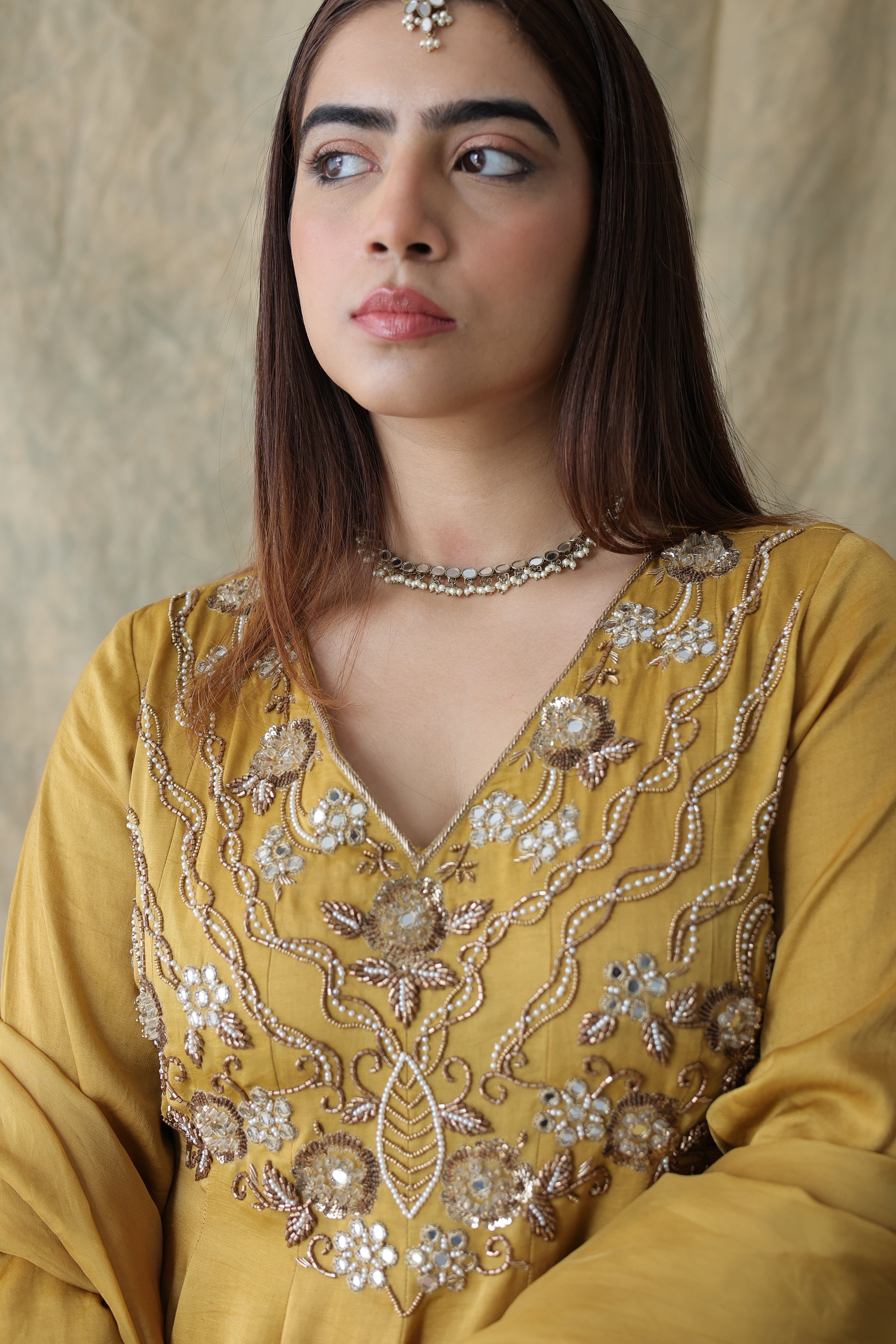 Zariya Short Anarkali With Tulip Pants