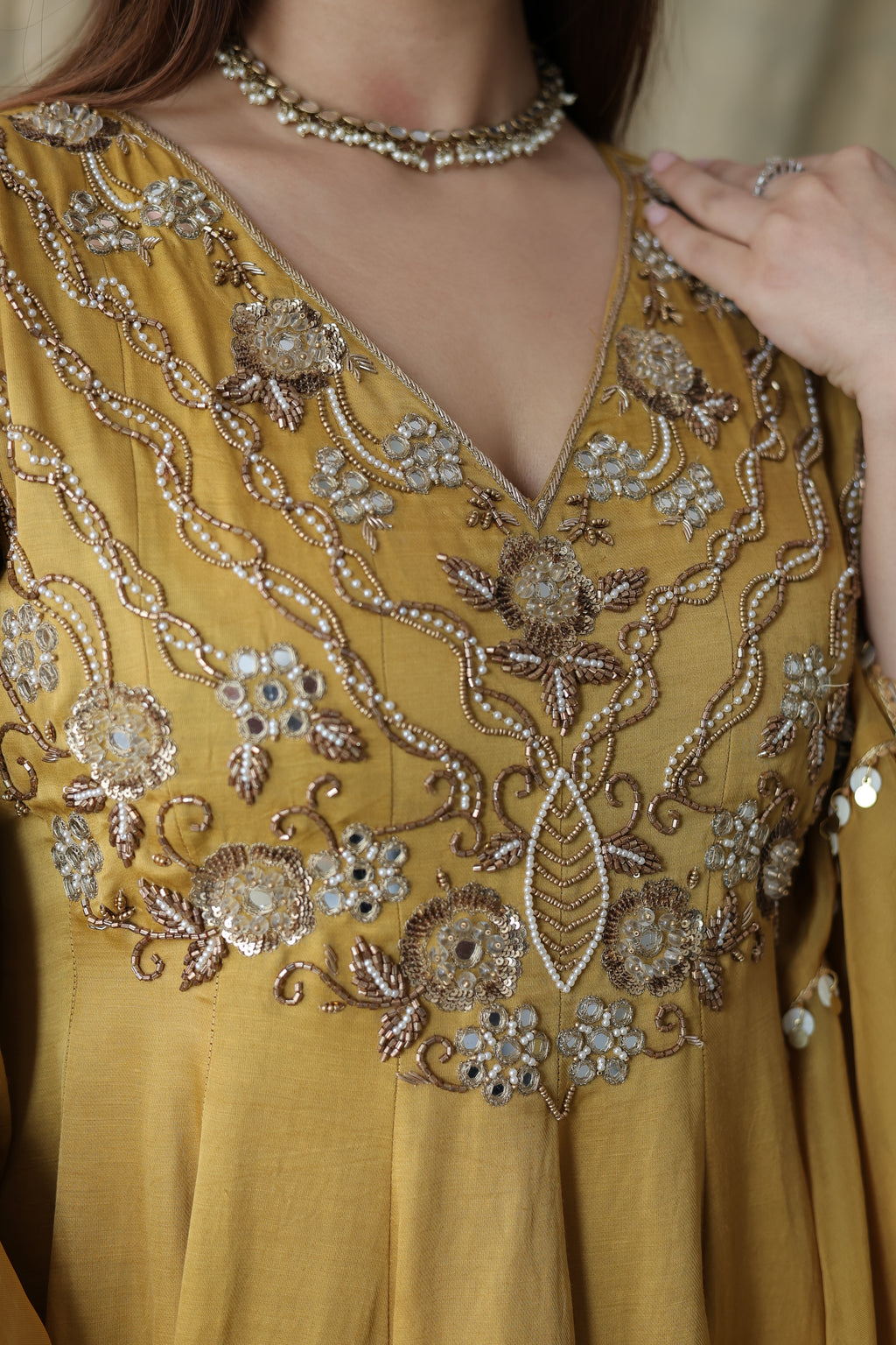 Zariya Short Anarkali With Tulip Pants