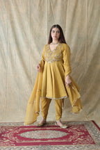 Zariya Short Anarkali With Tulip Pants