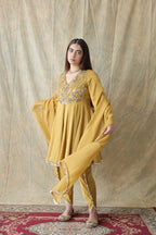 Zariya Short Anarkali With Tulip Pants