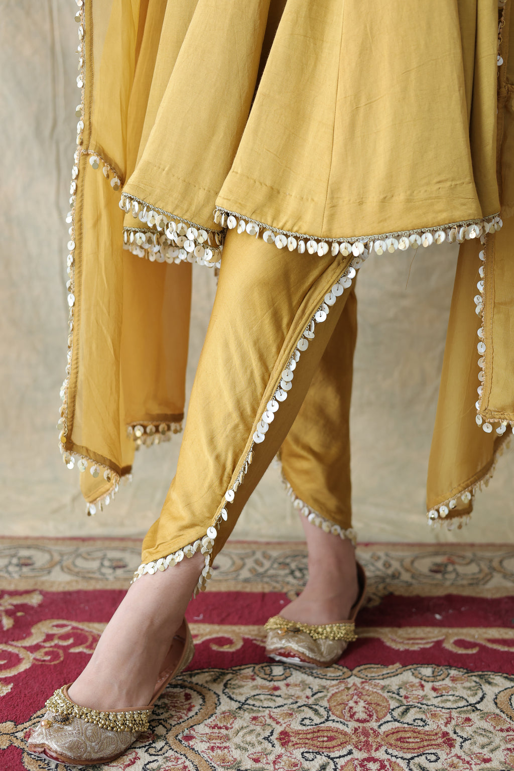 Zariya Short Anarkali With Tulip Pants