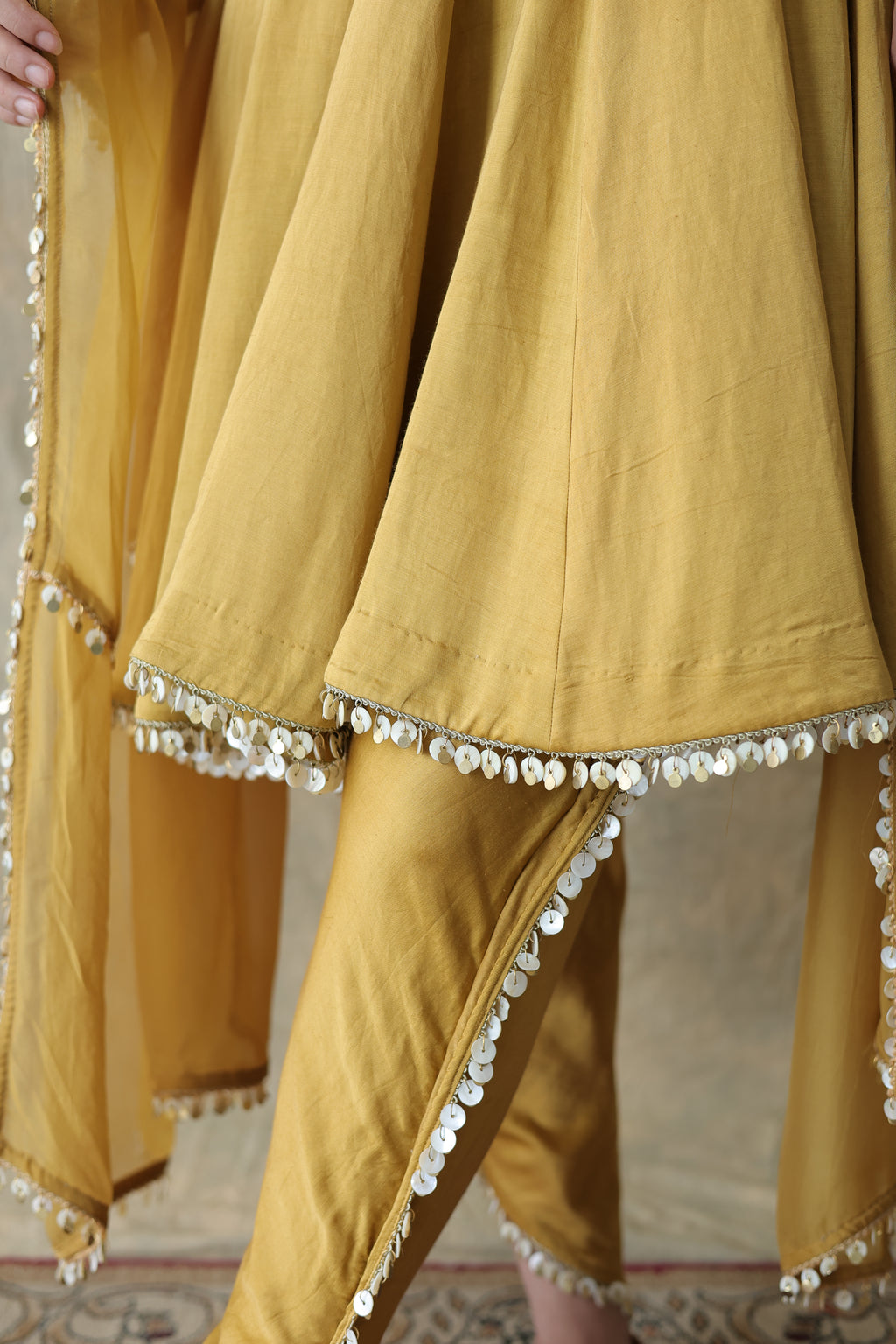 Zariya Short Anarkali With Tulip Pants