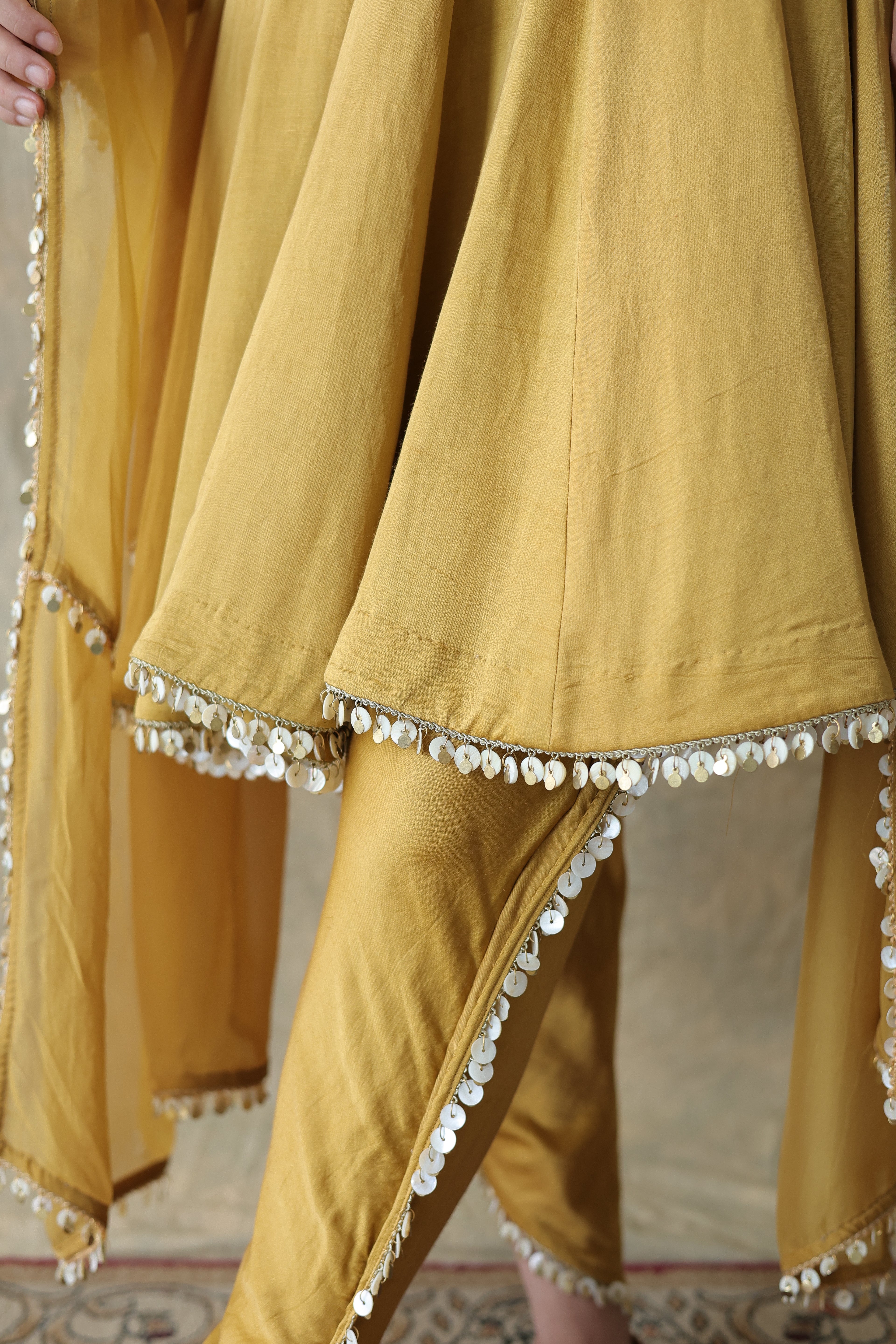 Zariya Short Anarkali With Tulip Pants