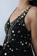 Kohinoor Assymetrical Kali Kurta With Wide Palazo And Dupatta