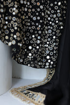 Kohinoor Assymetrical Kali Kurta With Wide Palazo And Dupatta