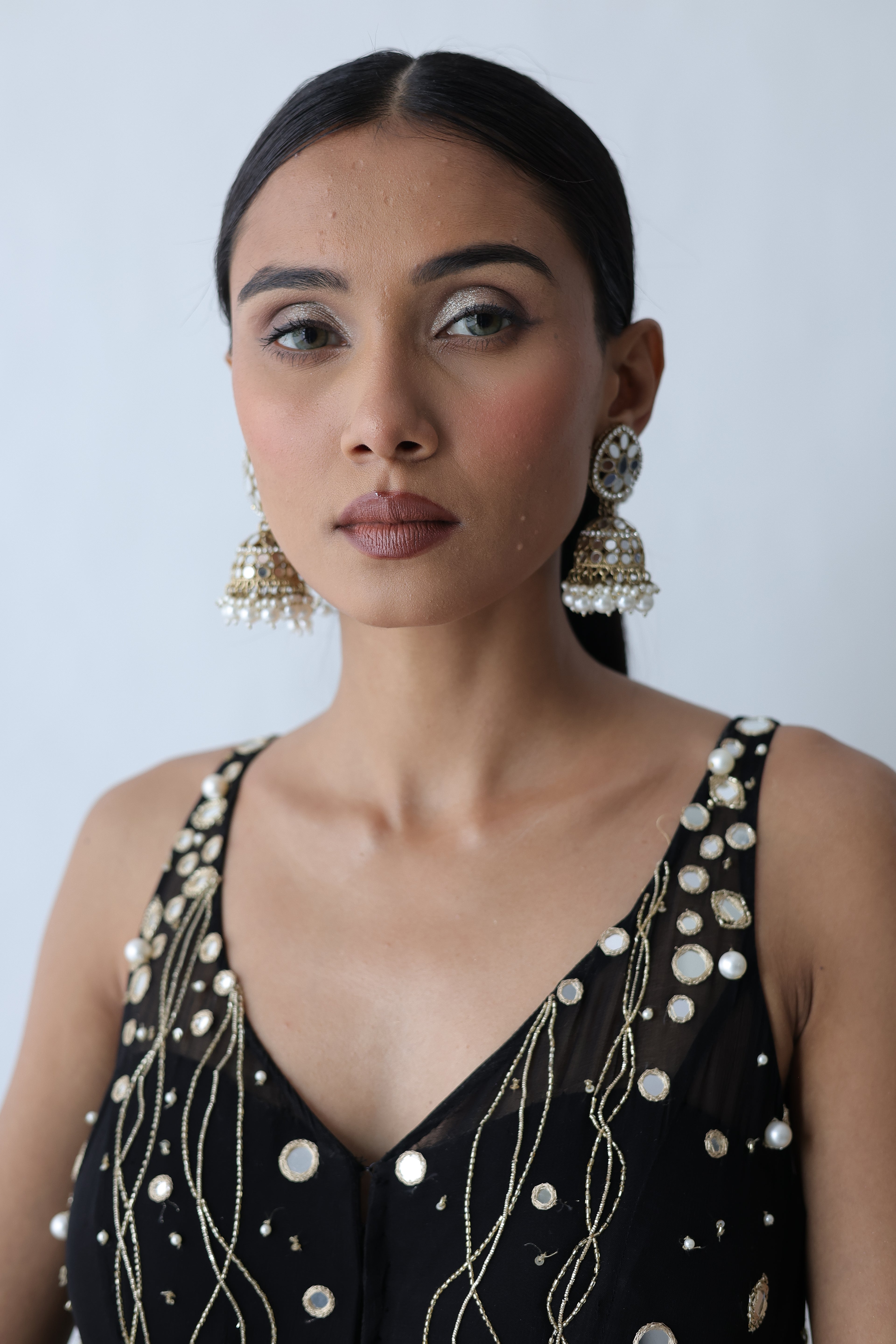 Kohinoor Assymetrical Kali Kurta With Wide Palazo And Dupatta