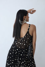 Kohinoor Assymetrical Kali Kurta With Wide Palazo And Dupatta