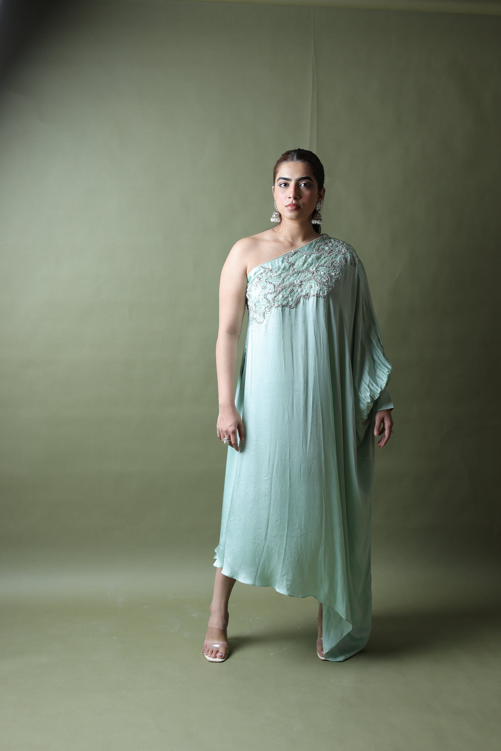 Saba One Shoulder Assymetrical Dress