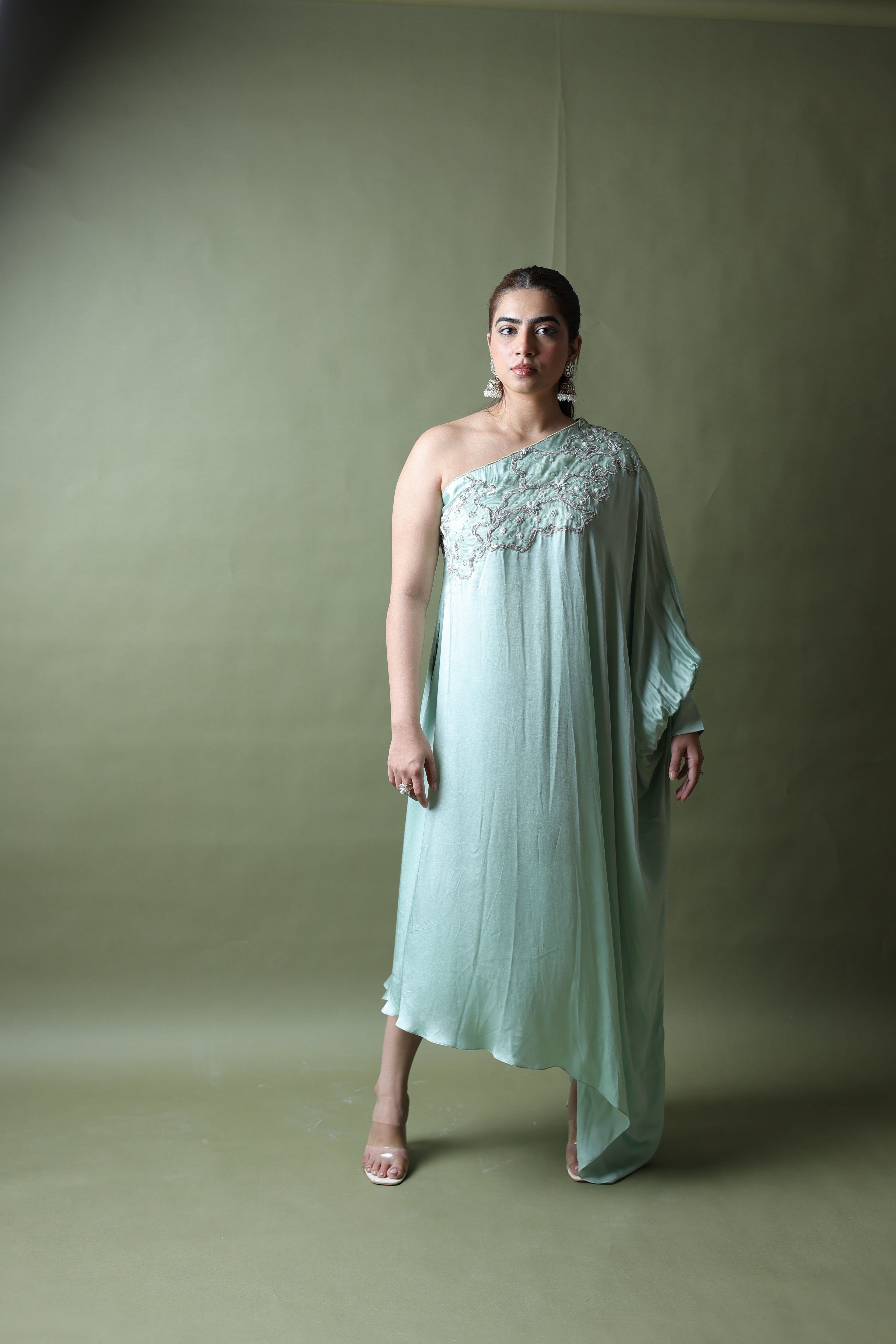 Saba One Shoulder Assymetrical Dress