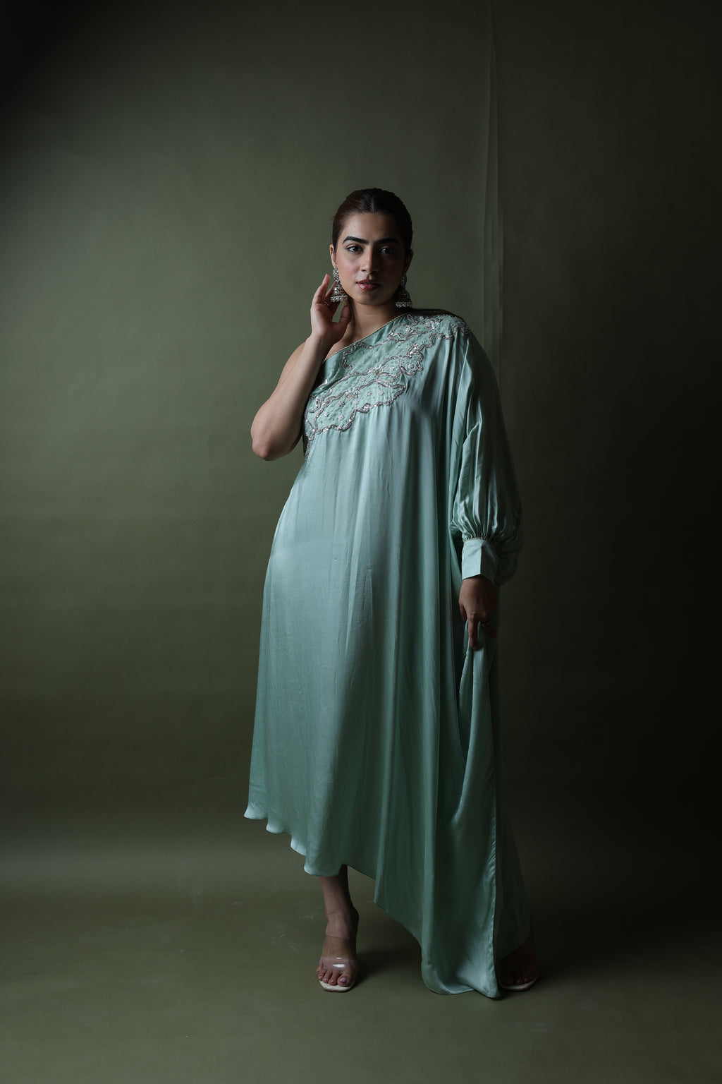 Saba One Shoulder Assymetrical Dress