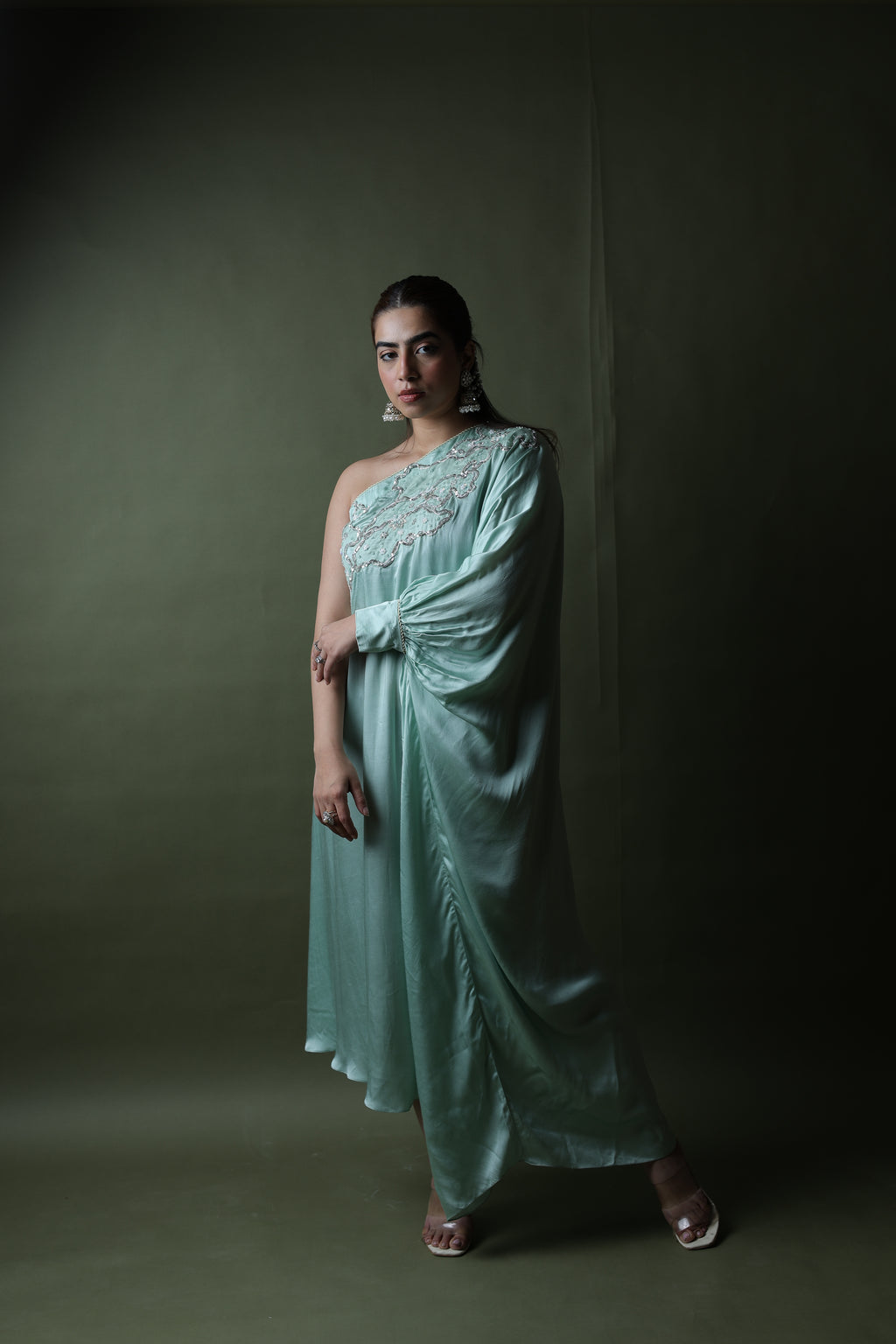 Saba One Shoulder Assymetrical Dress