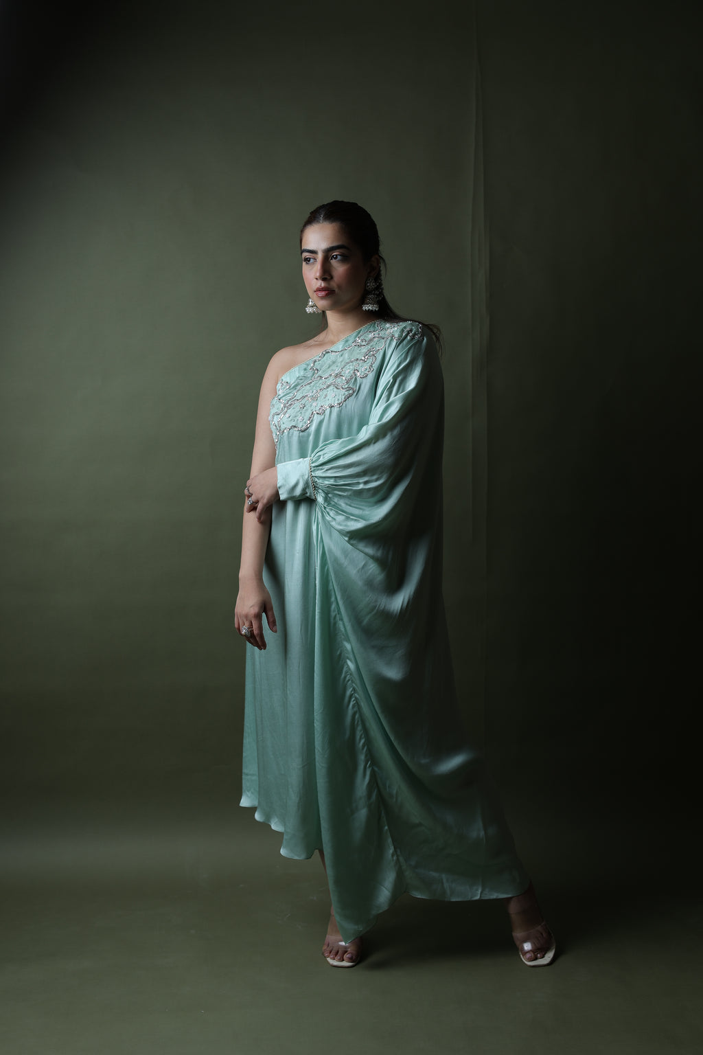 Saba One Shoulder Assymetrical Dress