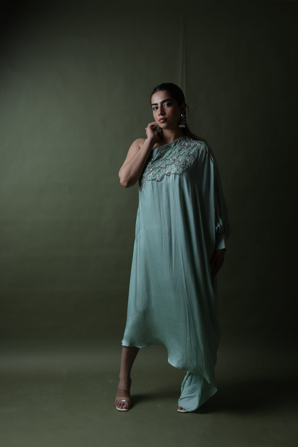 Saba One Shoulder Assymetrical Dress