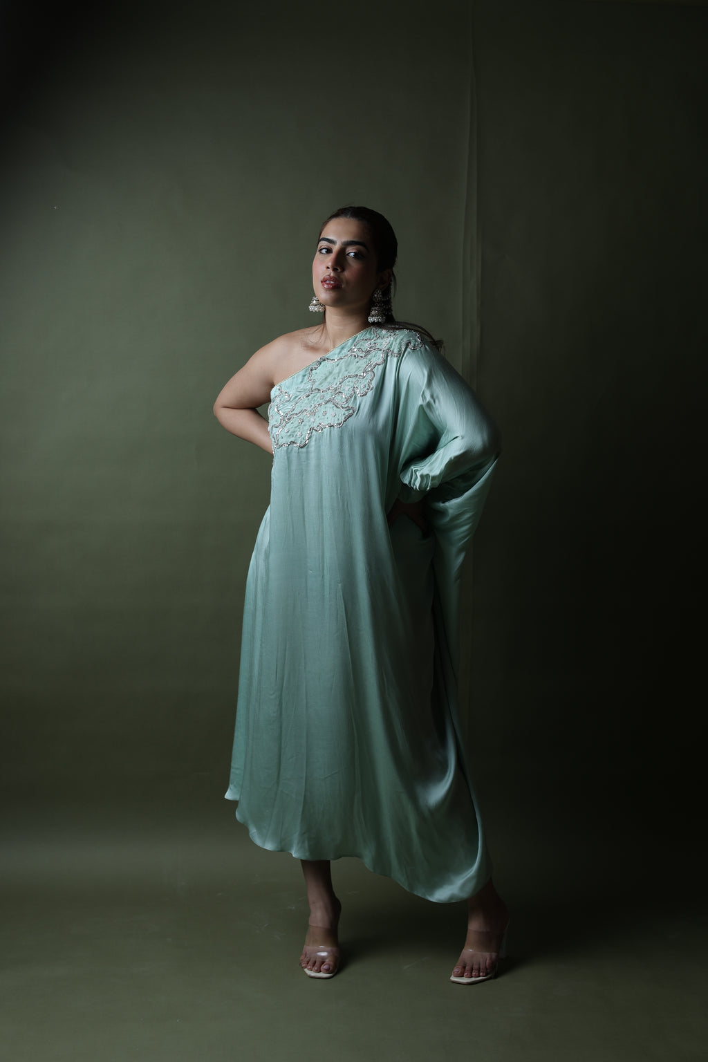 Saba One Shoulder Assymetrical Dress