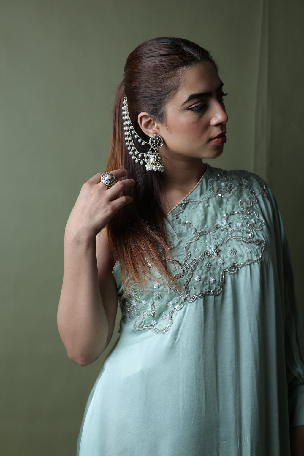 Saba One Shoulder Assymetrical Dress