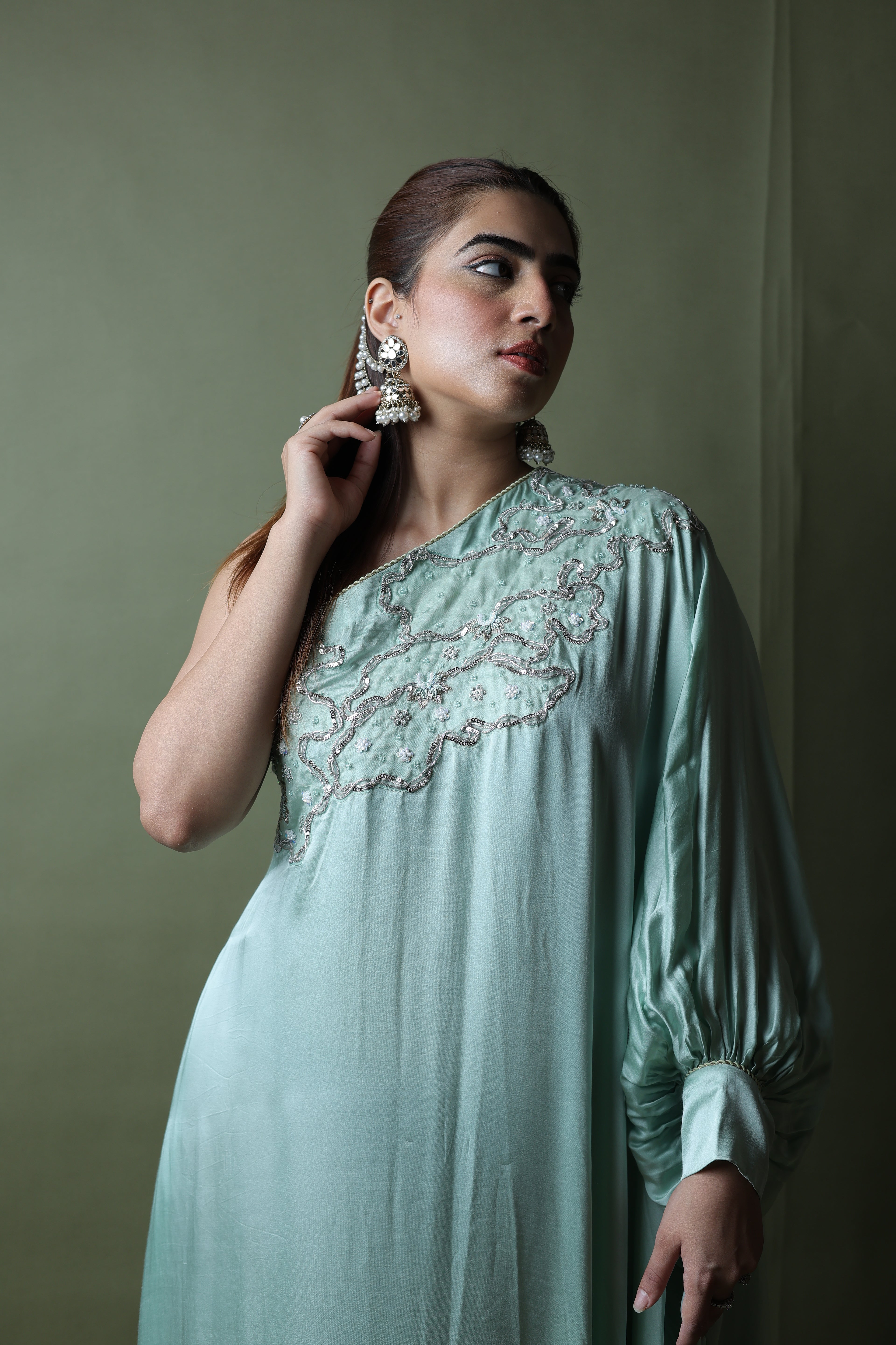 Saba One Shoulder Assymetrical Dress