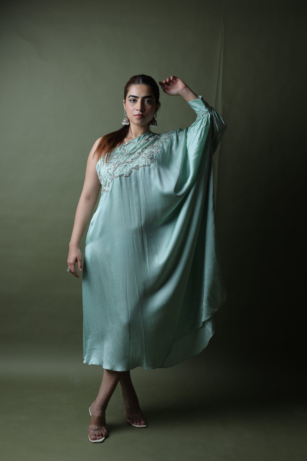 Saba One Shoulder Assymetrical Dress