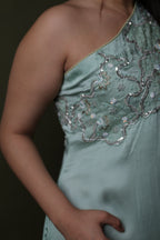 Saba One Shoulder Assymetrical Dress