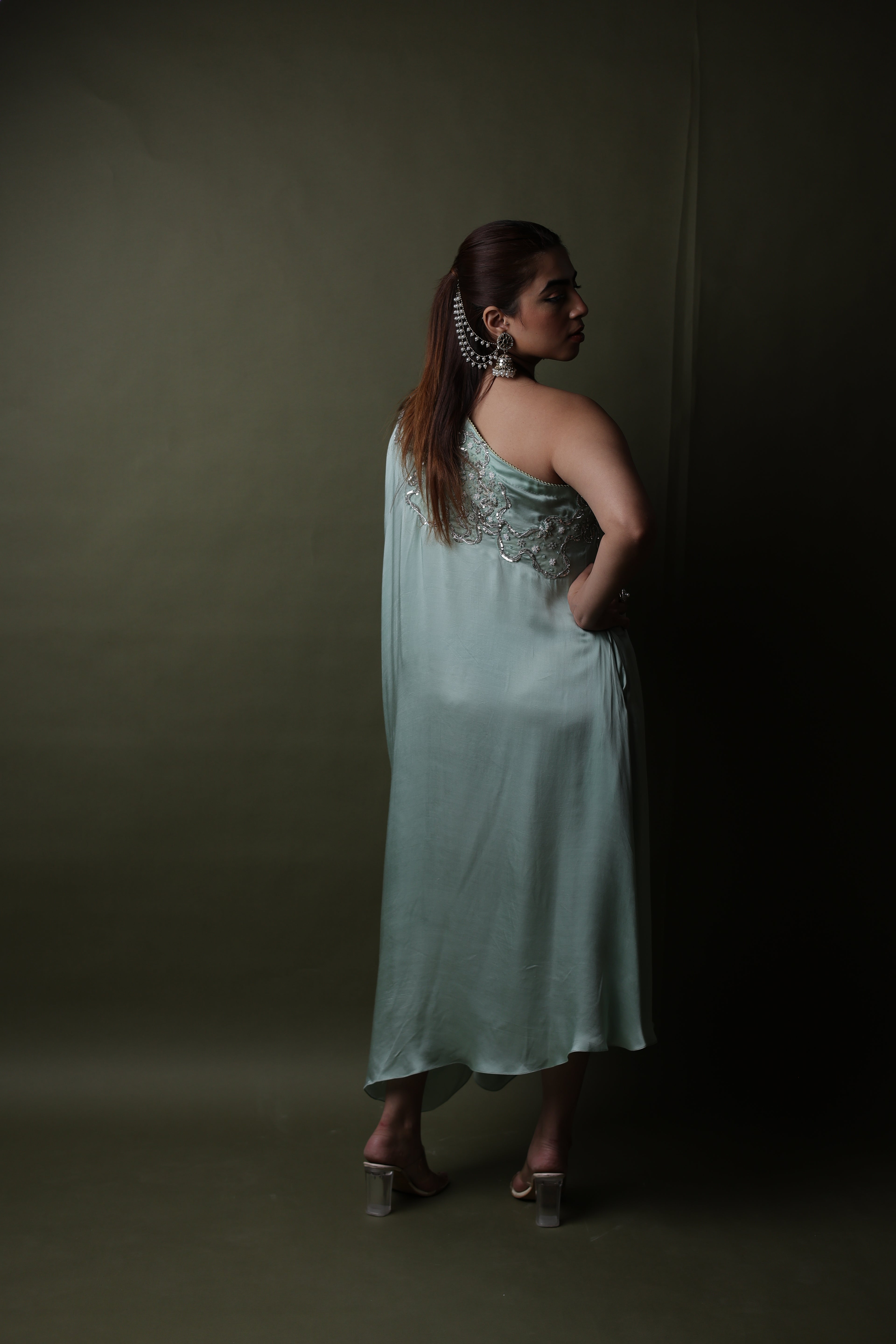 Saba One Shoulder Assymetrical Dress