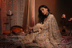 Zarnoor Double Border Anarkali With Mirror Dupatta