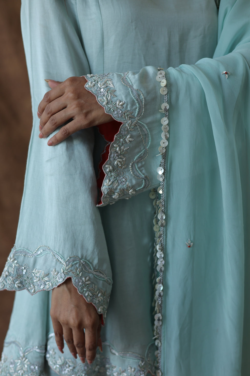 Aafreen Short Kali Trouser Set