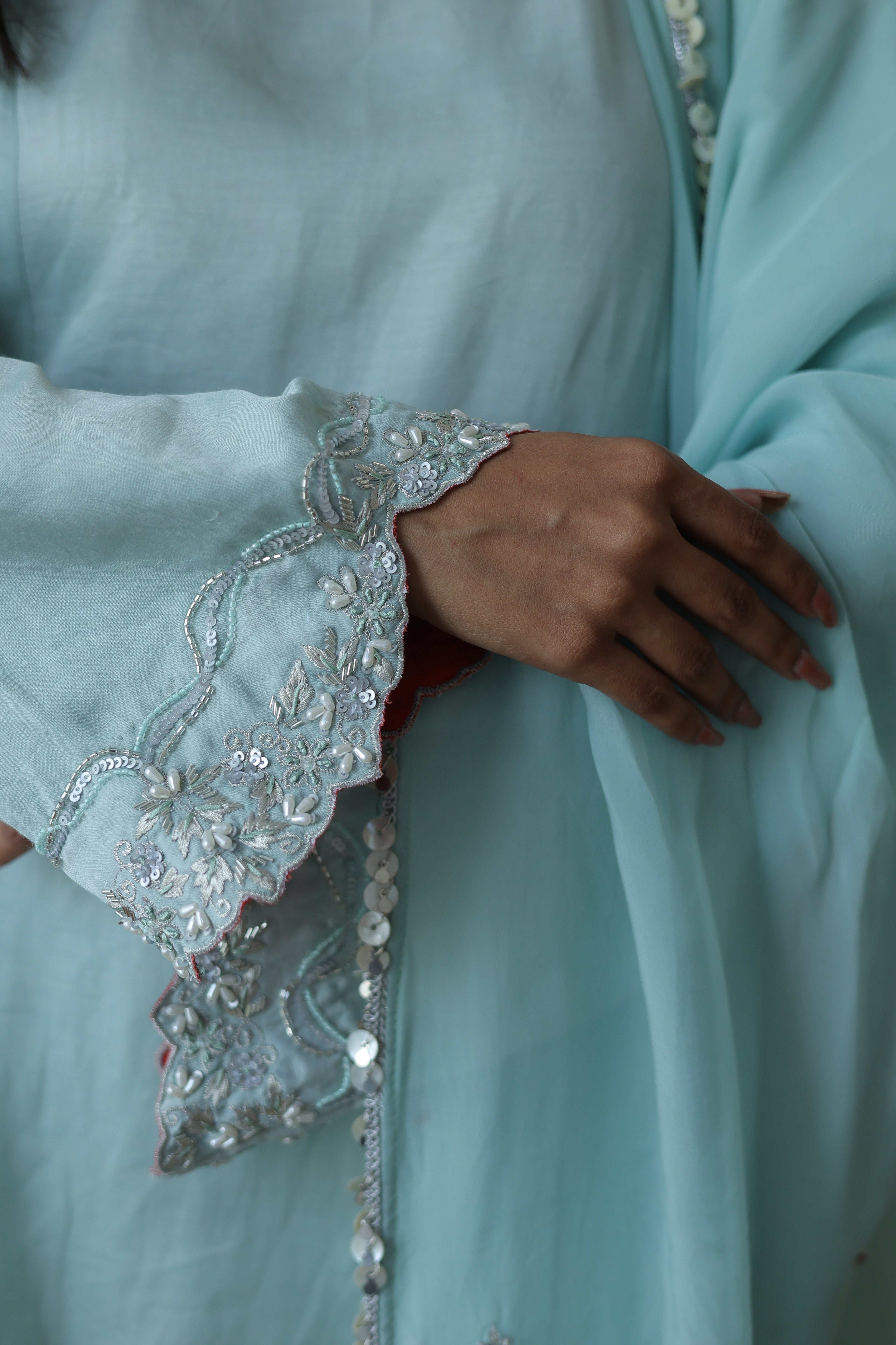 Aafreen Short Kali Trouser Set