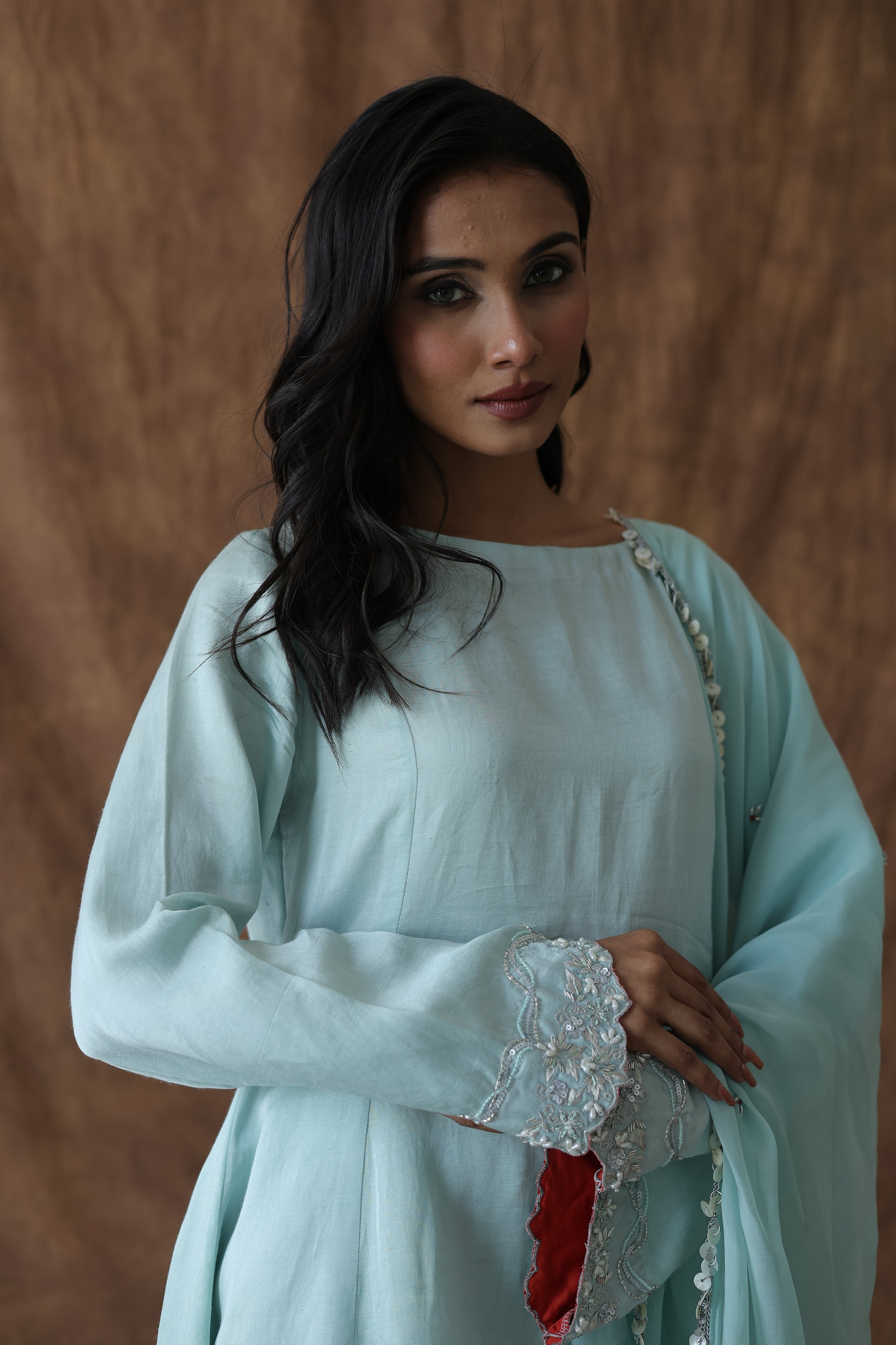 Aafreen Short Kali Trouser Set