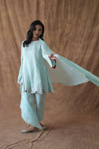 Aafreen Short Kali Trouser Set