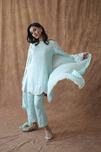 Aafreen Short Kali Trouser Set