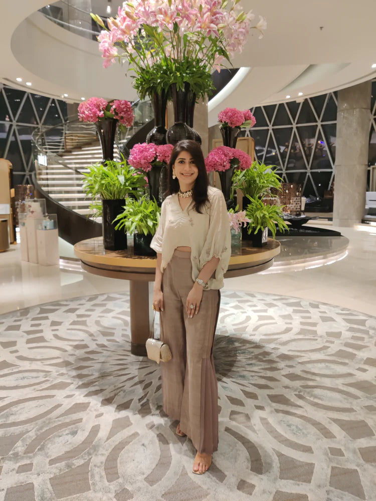 Florence Tussar Silk  Pant Set